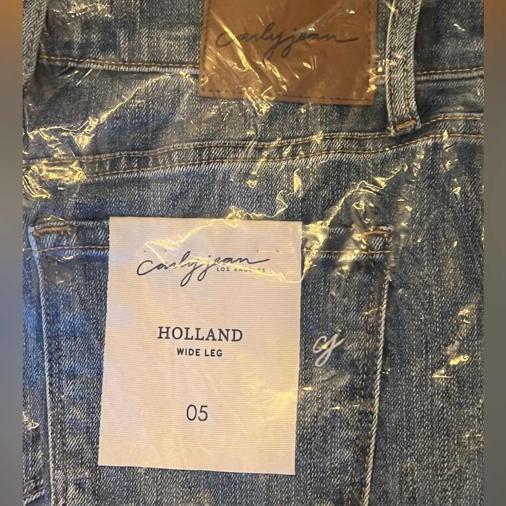 Carly Jean Holland Wide Leg Jeans - 5 - Picture 4 of 5